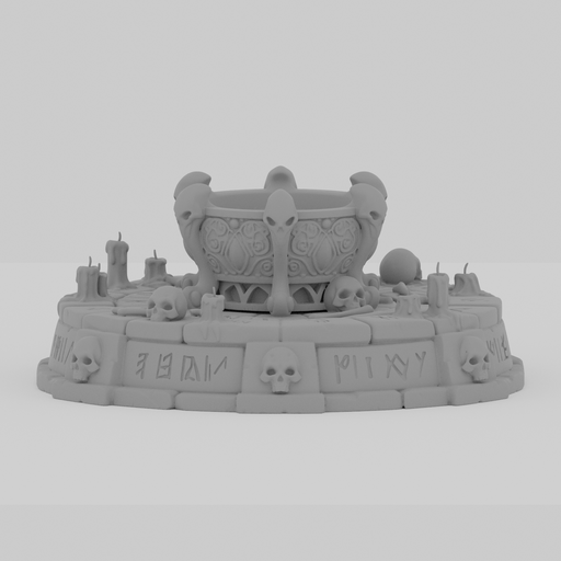 Blutroter Knochenaltar